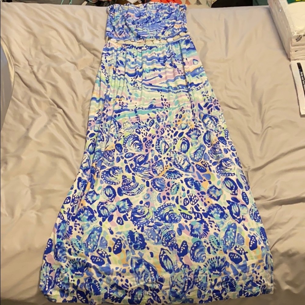 Lilly Pulitzer Mika Strapless Maxi Dress